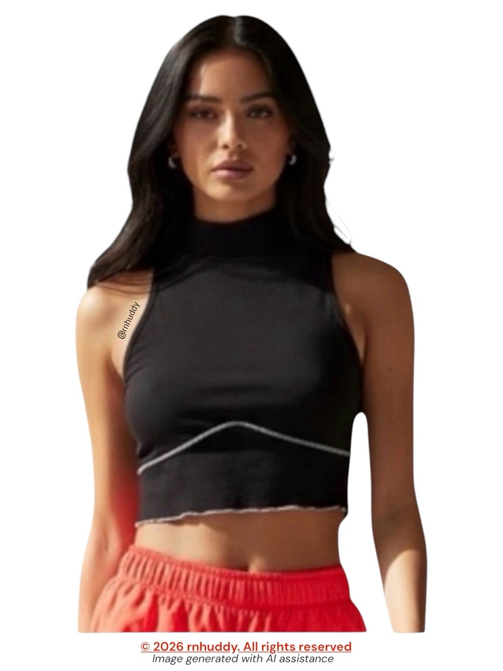 Reformation L black Bonnie tank top